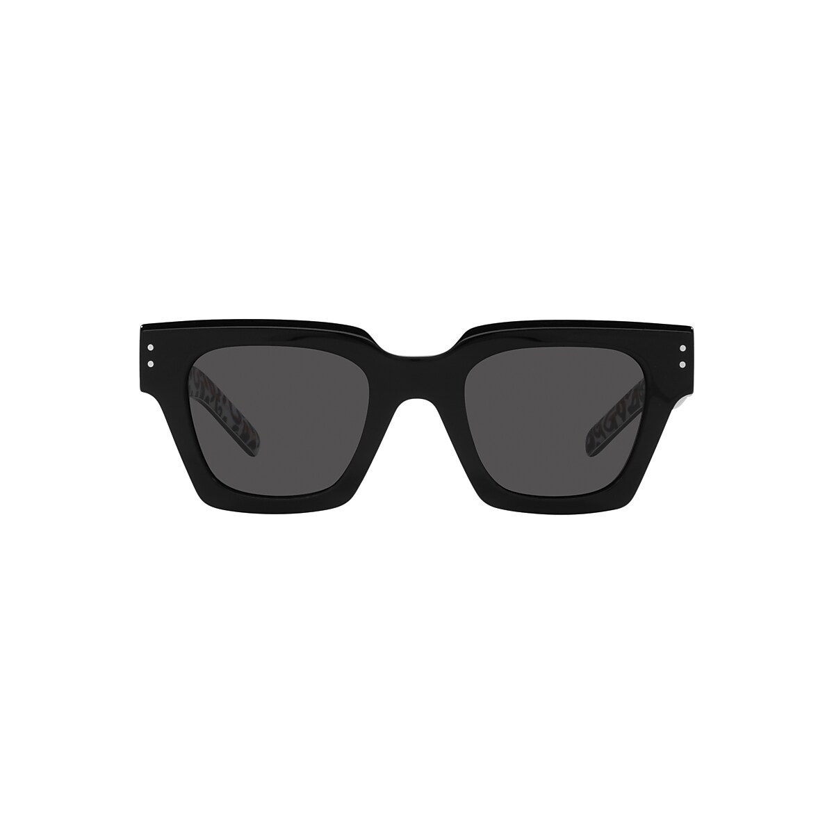 Dolce&Gabbana DG4413 48 Dark Grey & Black Sunglasses | Sunglass 