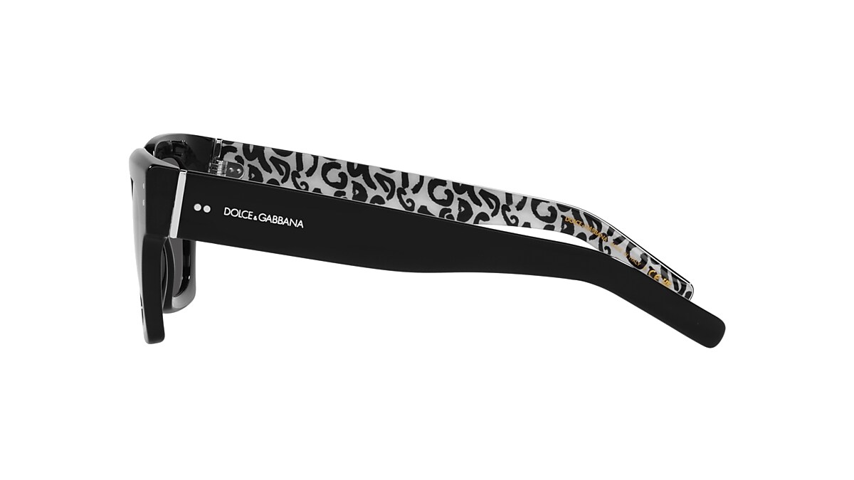 Dolce&Gabbana DG4413 48 Dark Grey & Black Sunglasses | Sunglass 