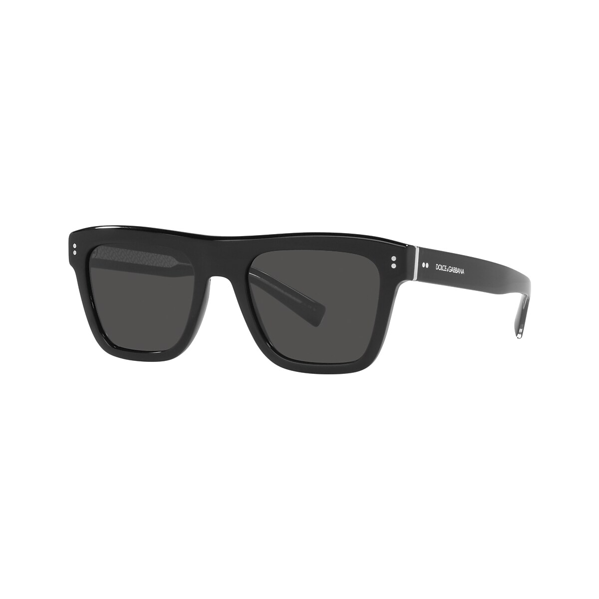 Dolce&Gabbana DG4420 52 Dark Grey & Black Sunglasses | Sunglass Hut USA