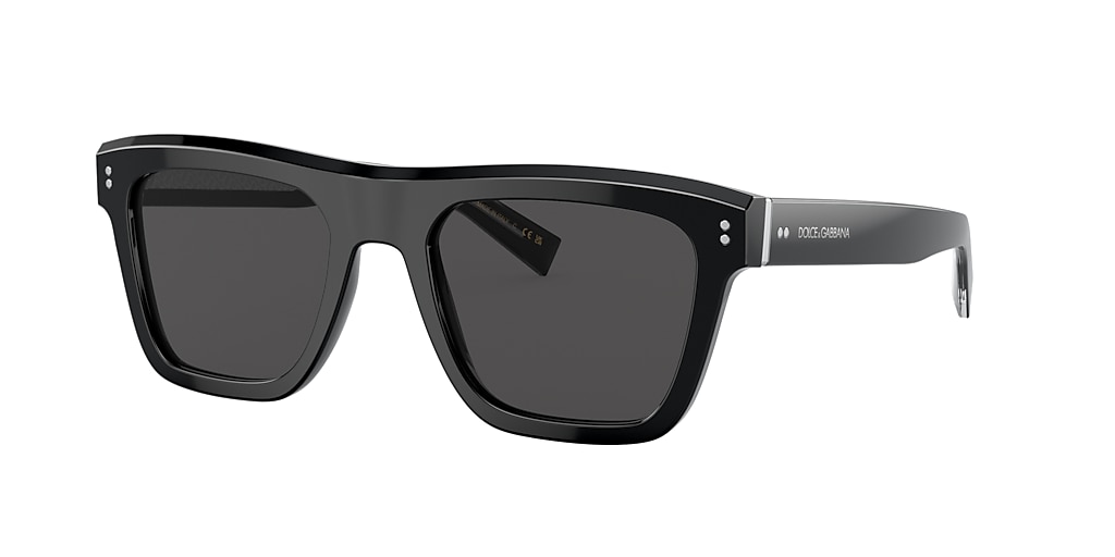 Dolce&Gabbana DG4420 52 Dark Grey & Black Sunglasses | Sunglass Hut USA