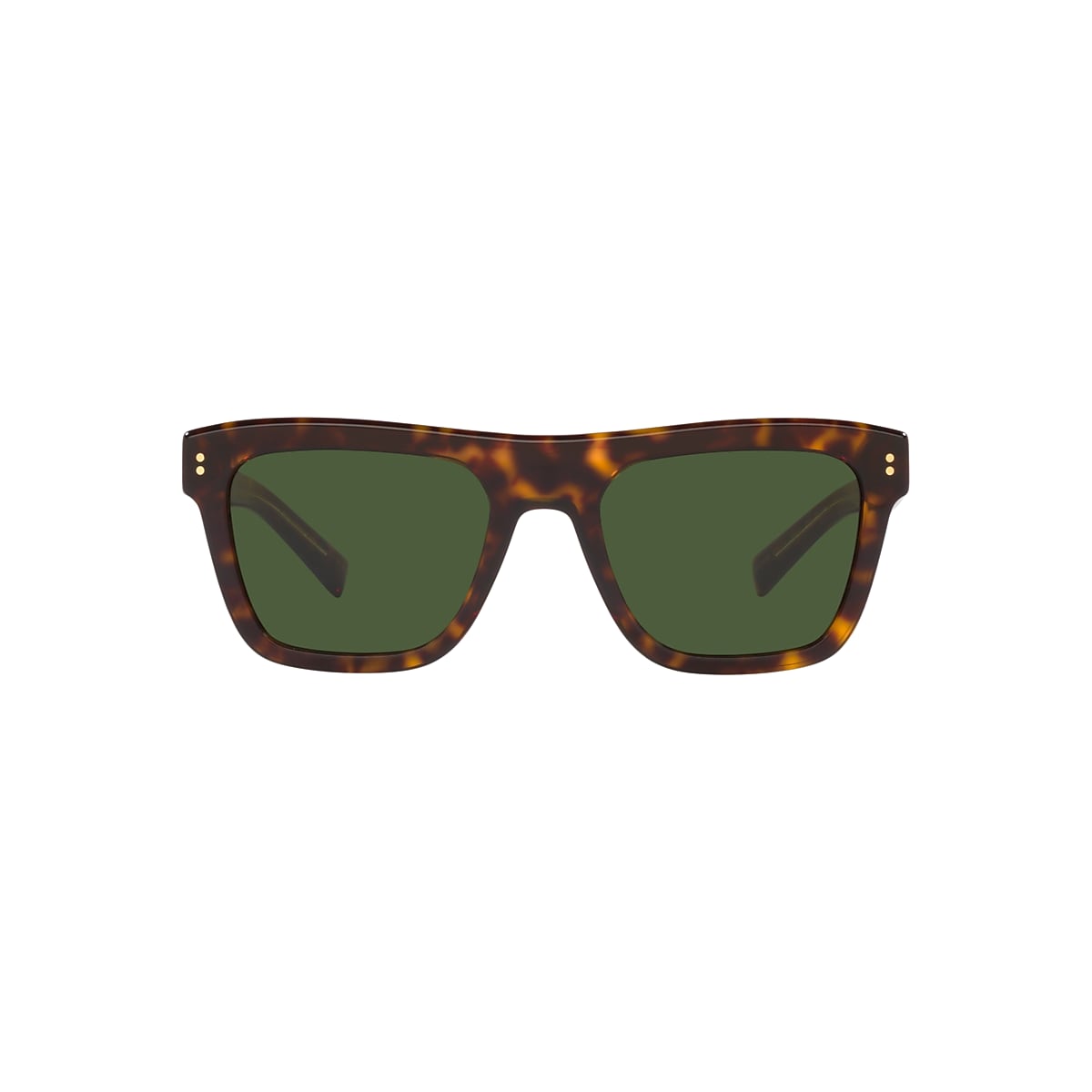 Dolce&Gabbana DG4420 52 Dark Green & Havana Sunglasses | Sunglass  