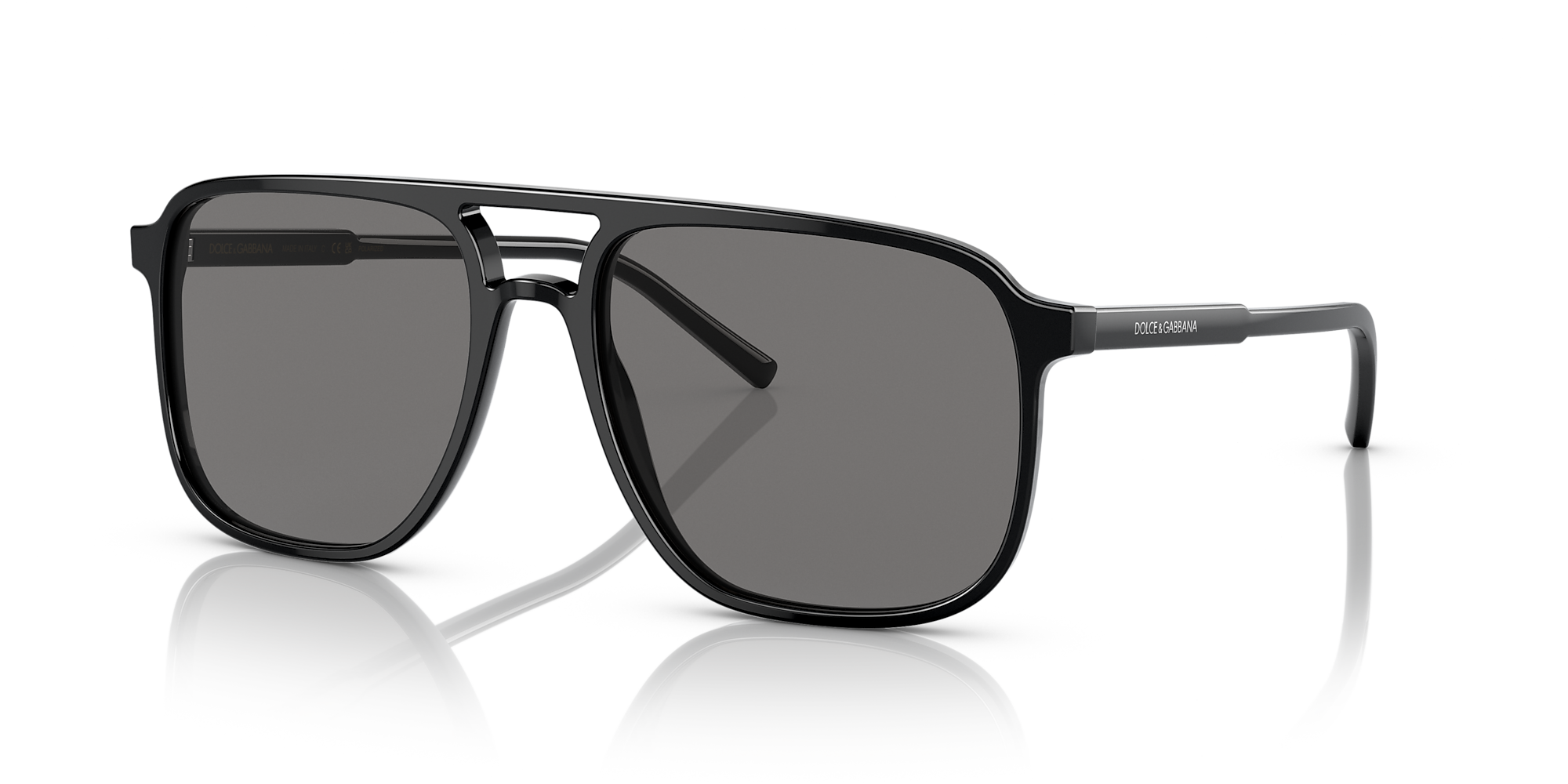 Dolce&Gabbana DG4423 58 Polar Grey & Black Polarized Sunglasses ...