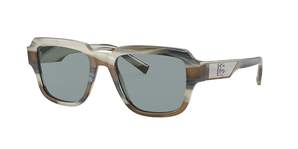 Dolce&Gabbana DG4402 52 Light Grey & Grey Horn Sunglasses | Sunglass ...