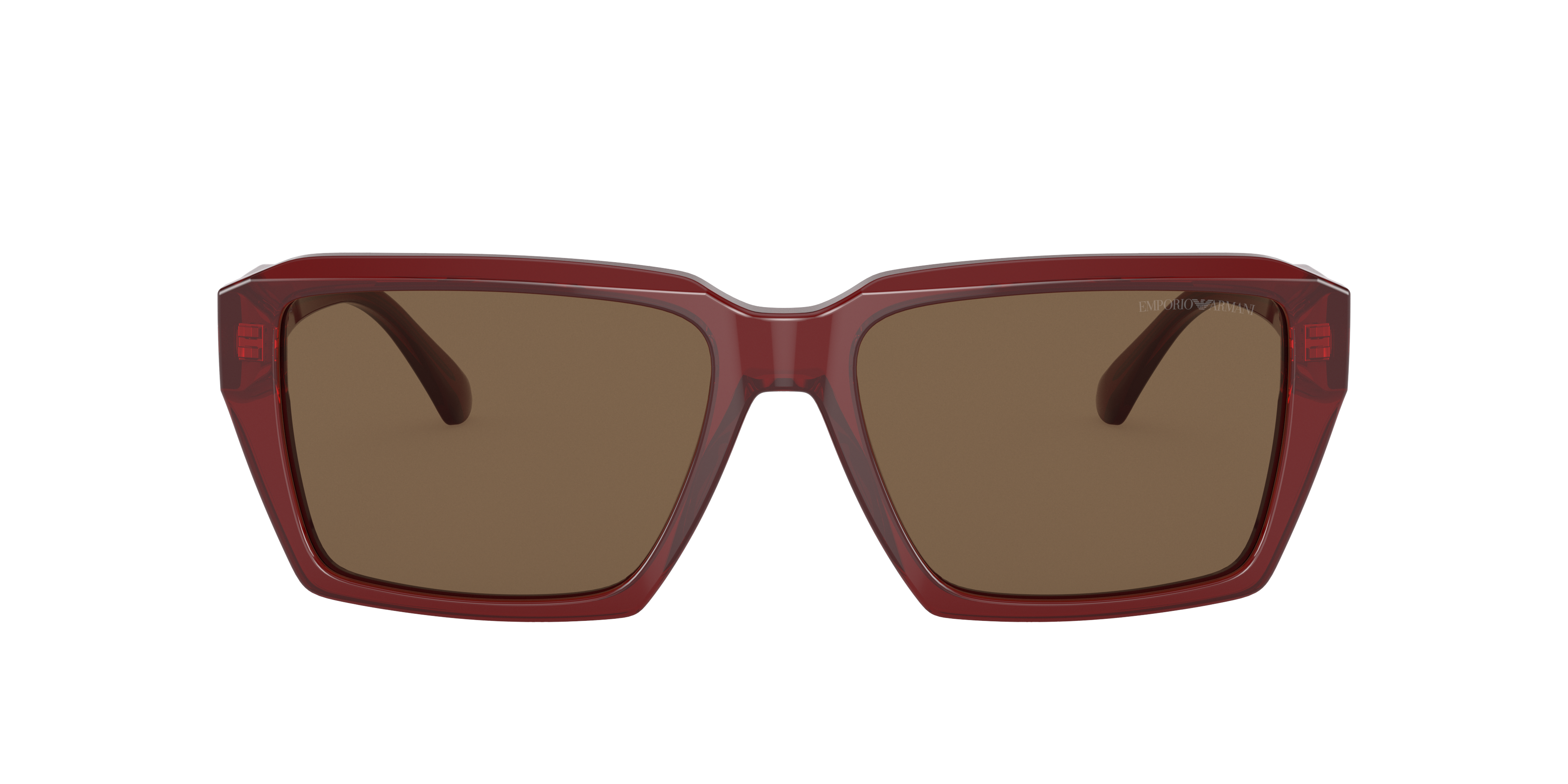 Shop Emporio Armani Man Sunglasses Ea4186 In Dark Brown