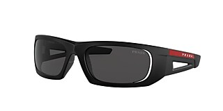 Prada Linea Rossa PS 02YS 59 Dark Grey Matte Black Sunglasses