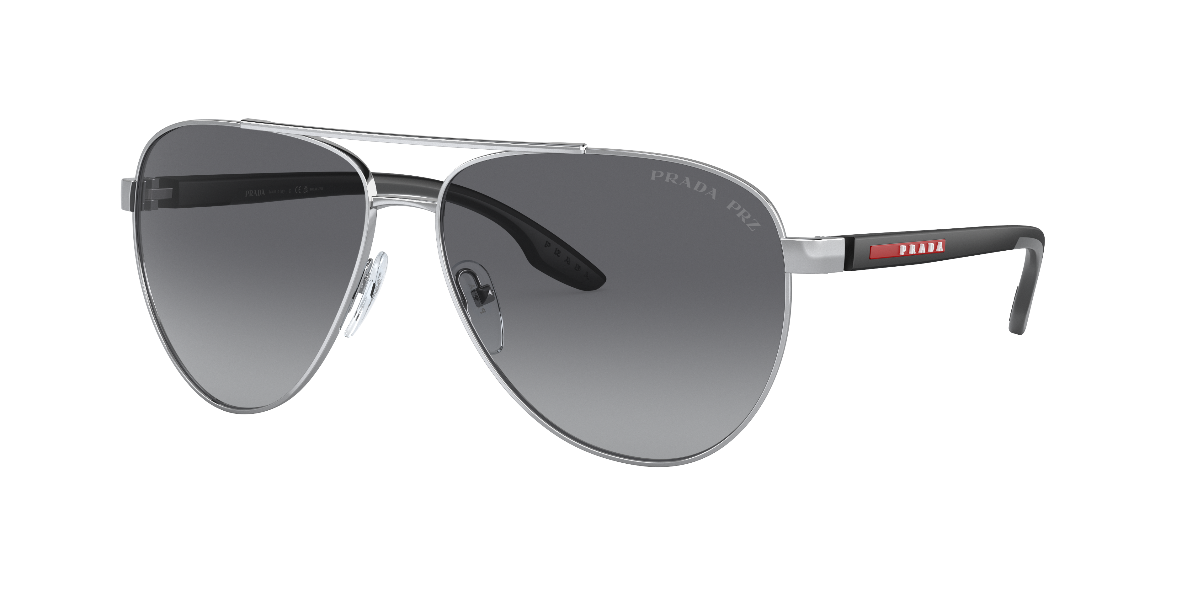 Prada Linea Rossa Man Sunglasses Ps 52ys In Black Grey Polar