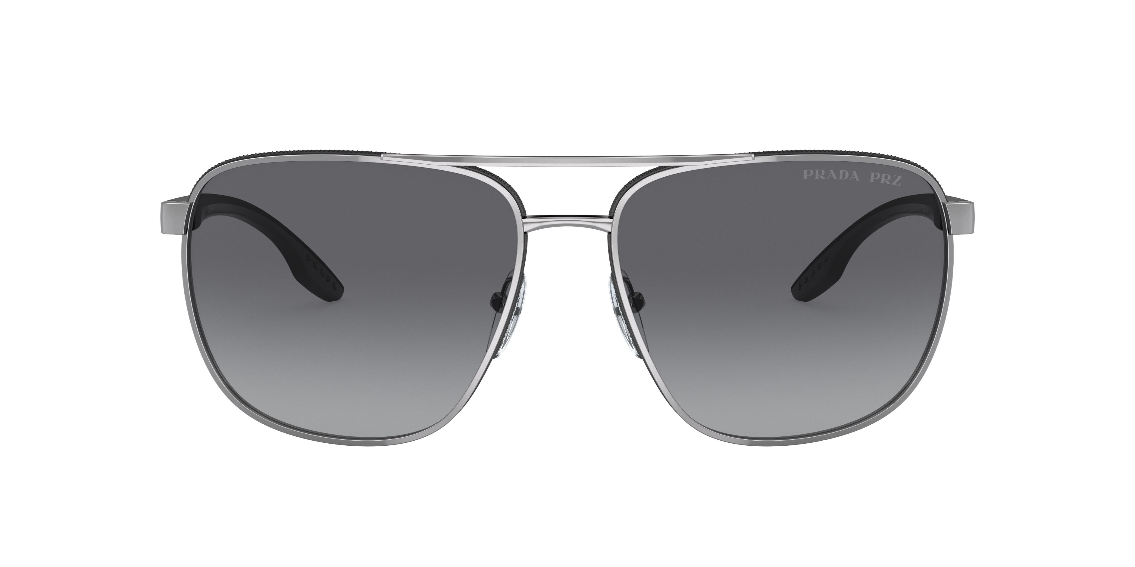 Shop Prada Linea Rossa Man Sunglasses Ps 50ys In Polar Grey Gradient