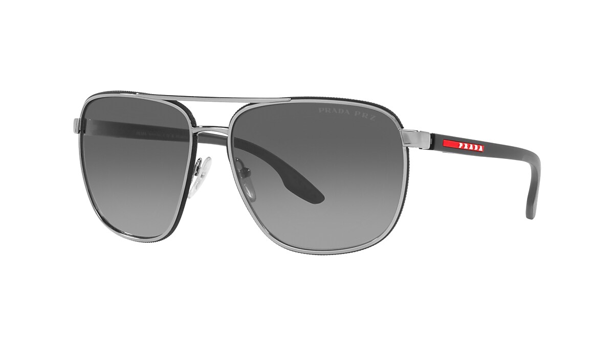 Prada Linea Rossa PS 50YS XXL (62 - 16) with Grey lenses and