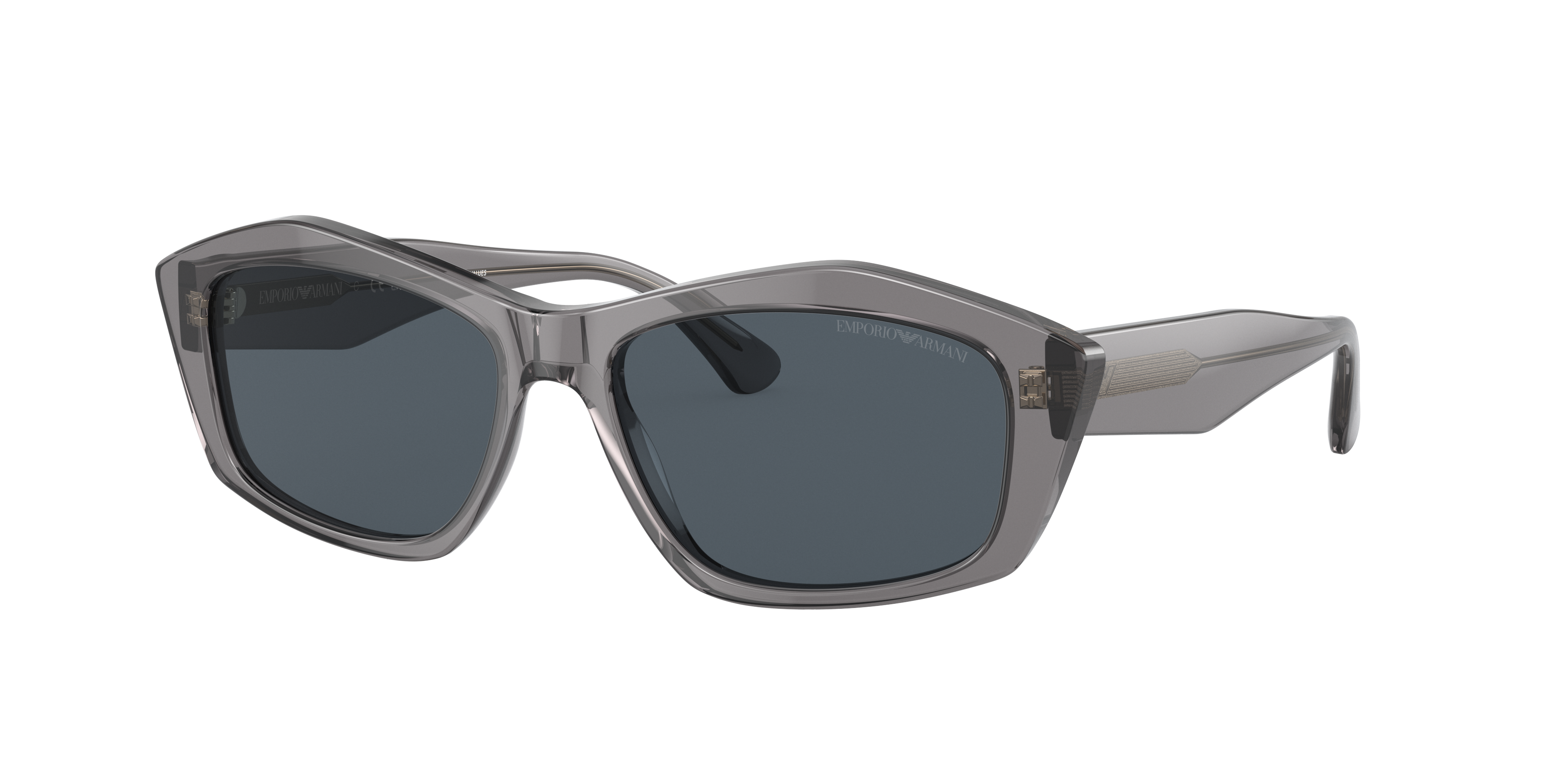 Shop Emporio Armani Woman Sunglasses Ea4187f In Dark Grey