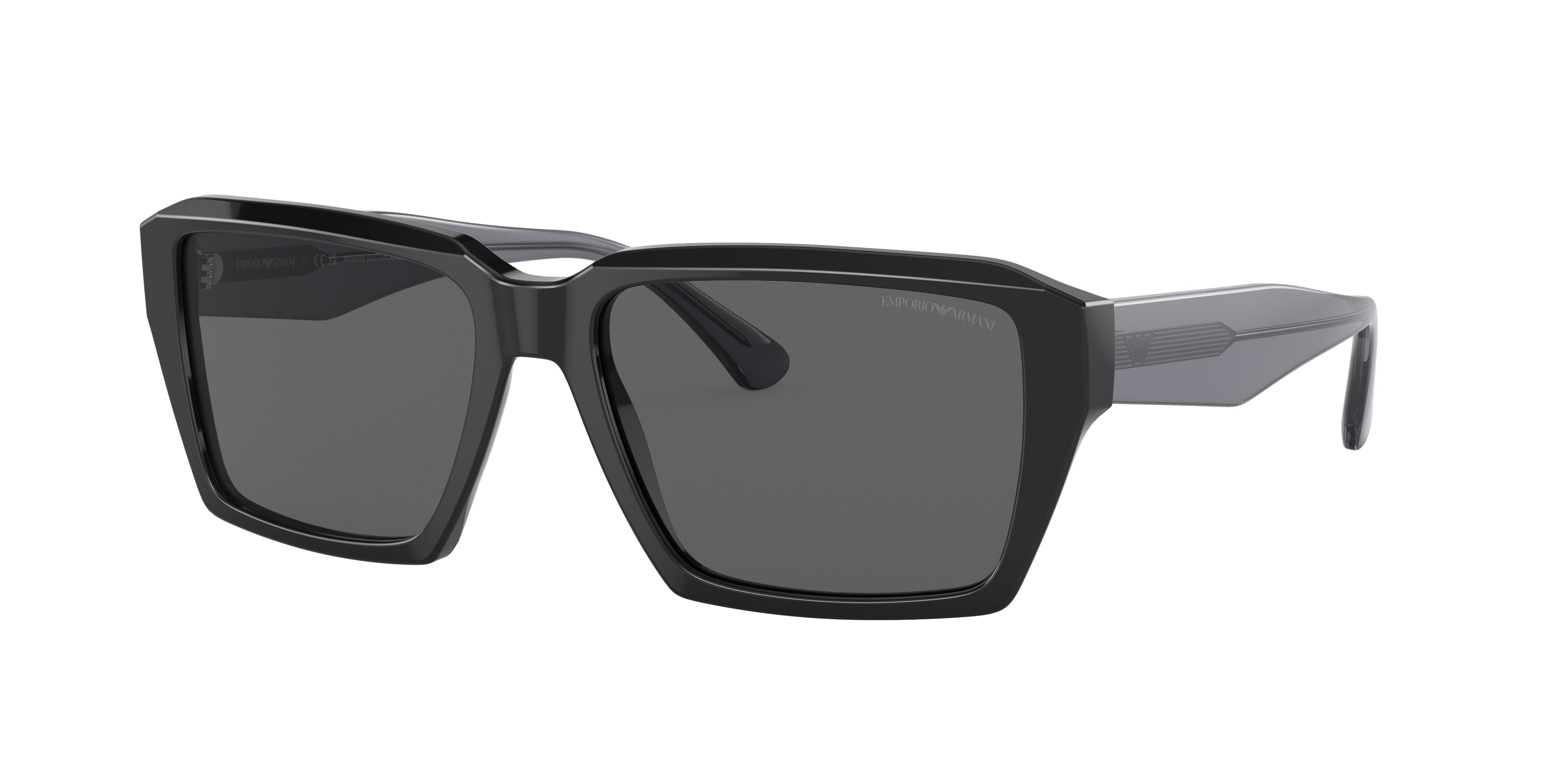 Emporio Armani Man Sunglasses Ea4186f In Dark Grey