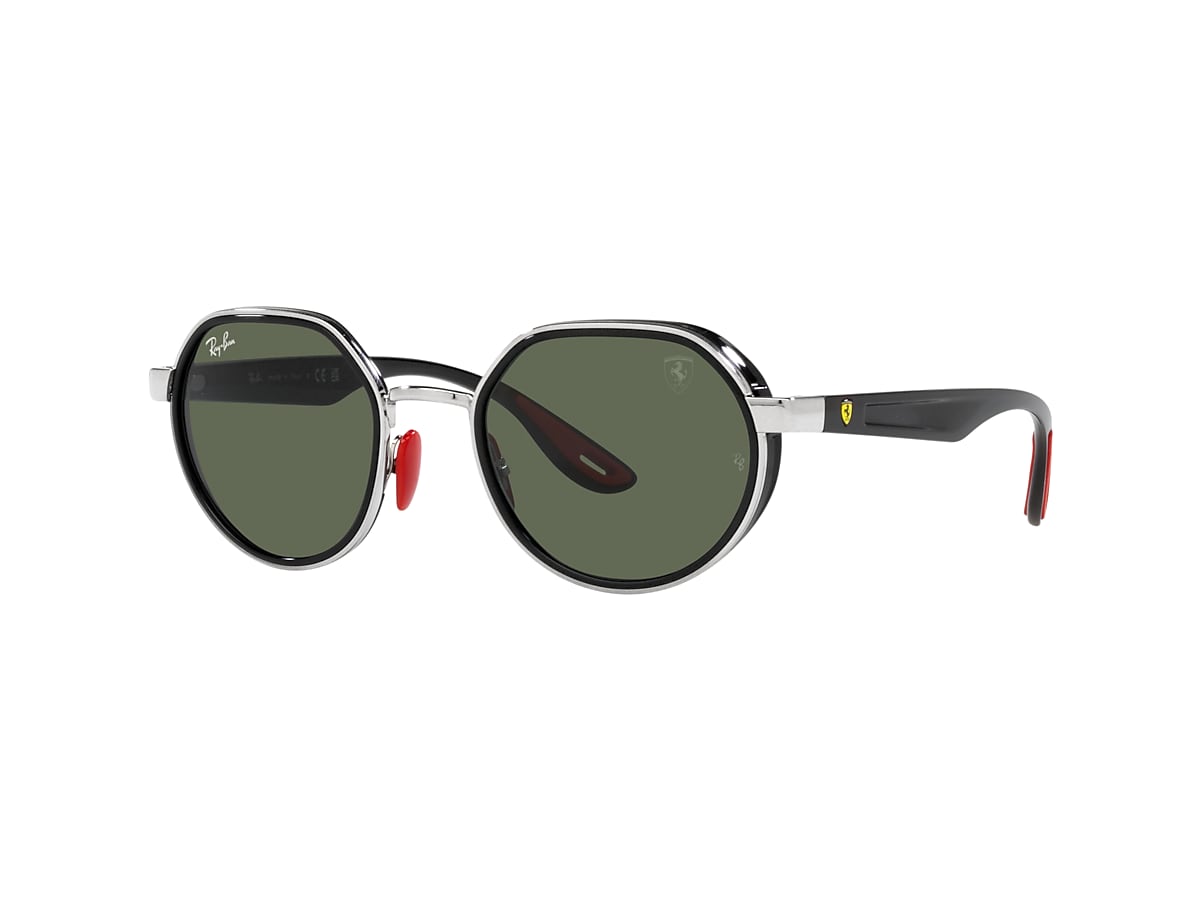 Tirannie Sociologie Menagerry Ray-Ban RB3703M Scuderia Ferrari Collection 51 Dark Green & Silver  Sunglasses | Sunglass Hut USA