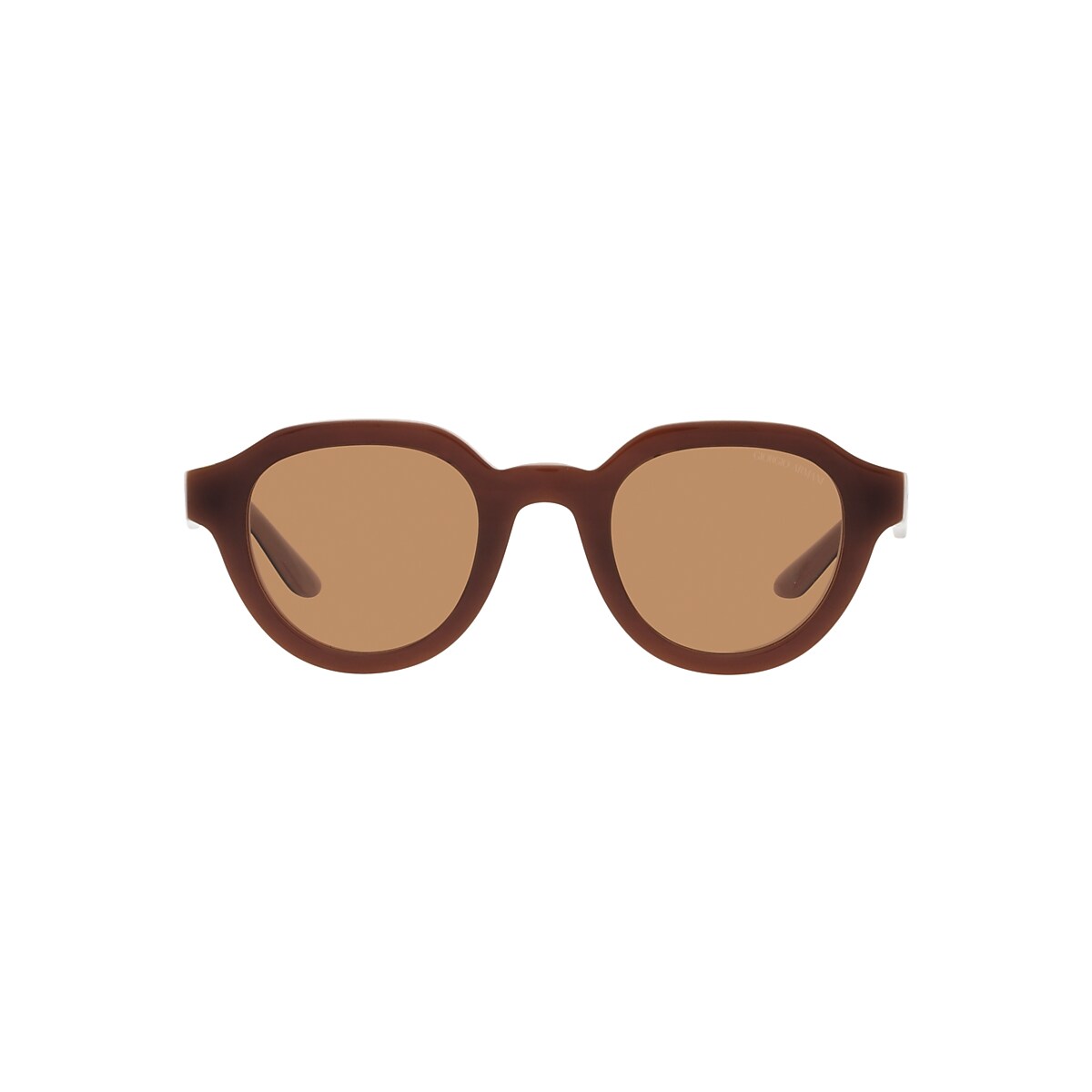 Giorgio Armani AR8172U 46 Brown & Bilayer Marble Brown Sunglasses 