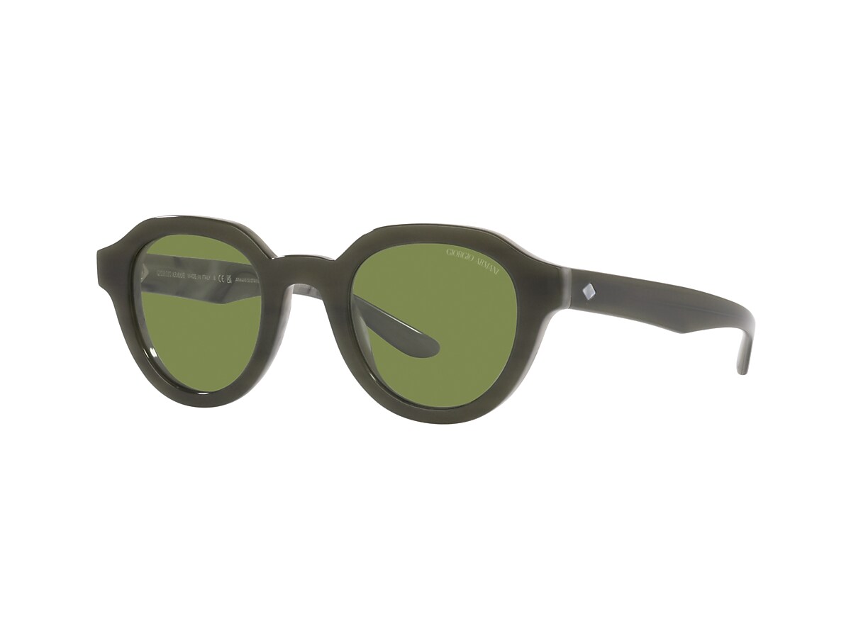 Armani sales sunglasses green