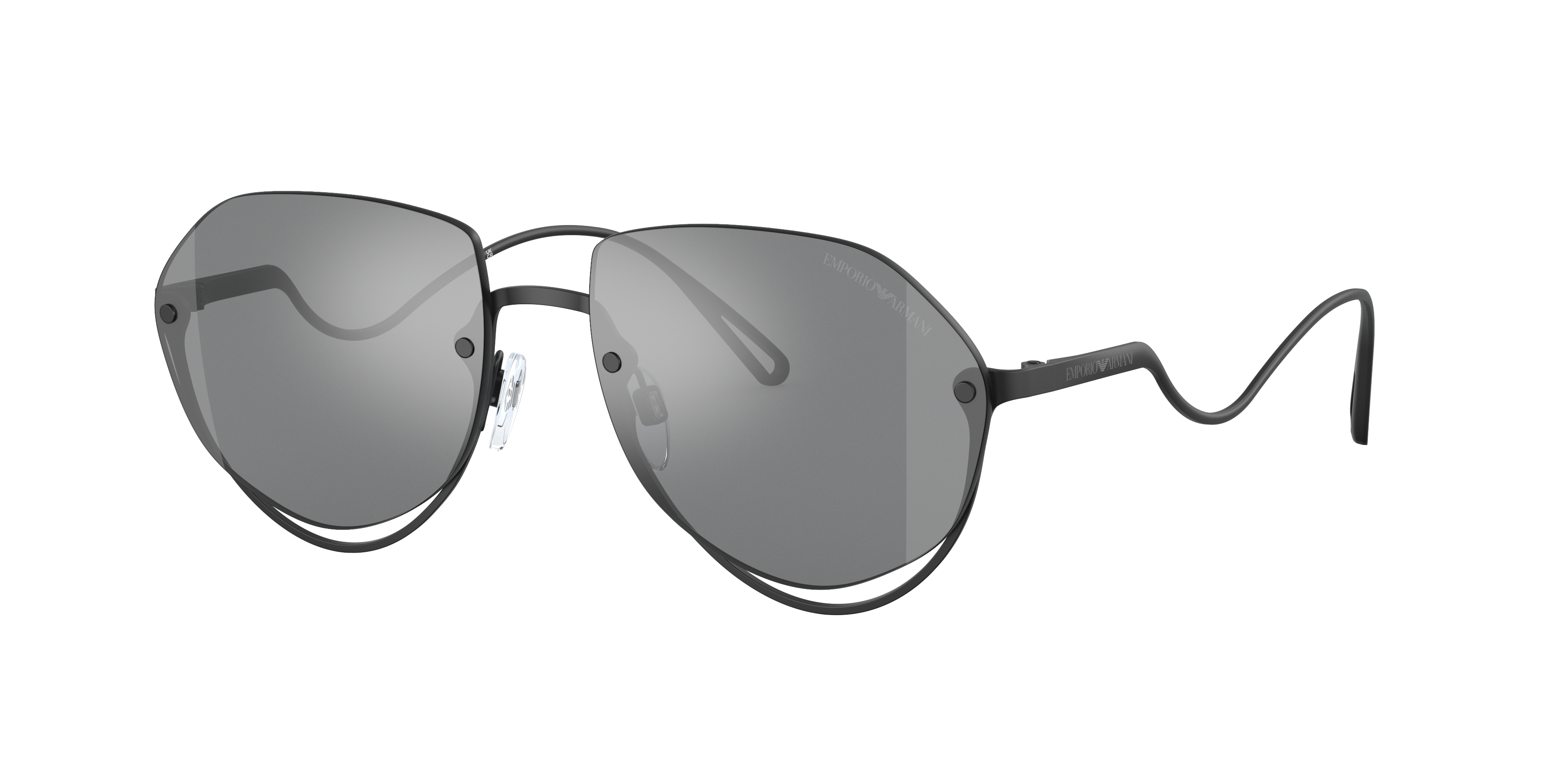 Emporio Armani Man Sunglass Ea2137 In Grey Mirror Silver