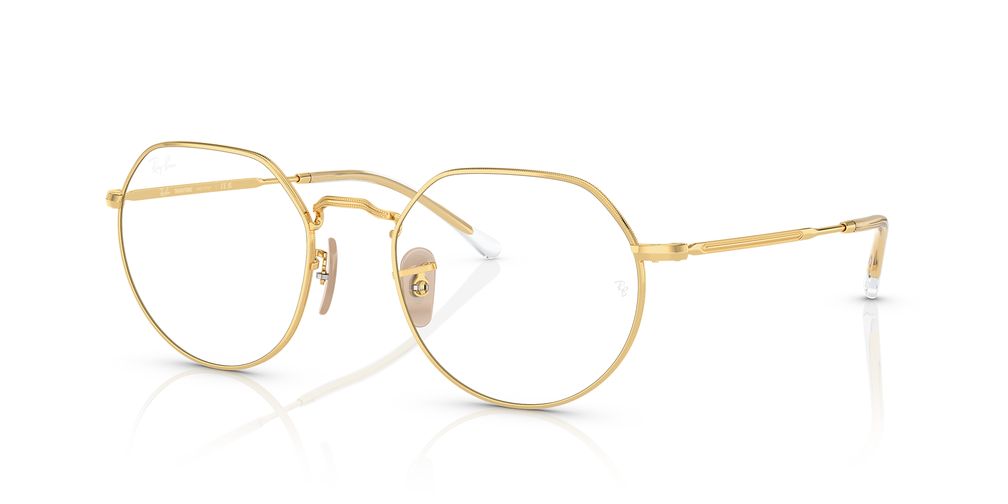 RayBan RB3565 Jack Transitions® 51 Clear/Blue & Gold Sunglasses Sunglass Hut USA