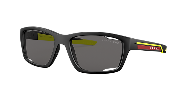 Prada Linea Rossa PS 04YS 57 Polar Dark Grey Matte Black