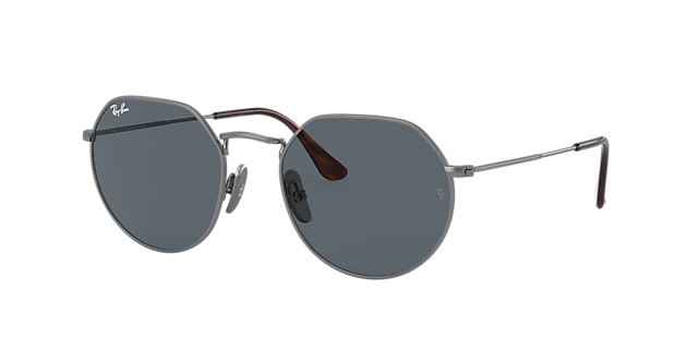 Ray-Ban RB8165 Jack Titanium 51 Blue & Gunmetal Sunglasses