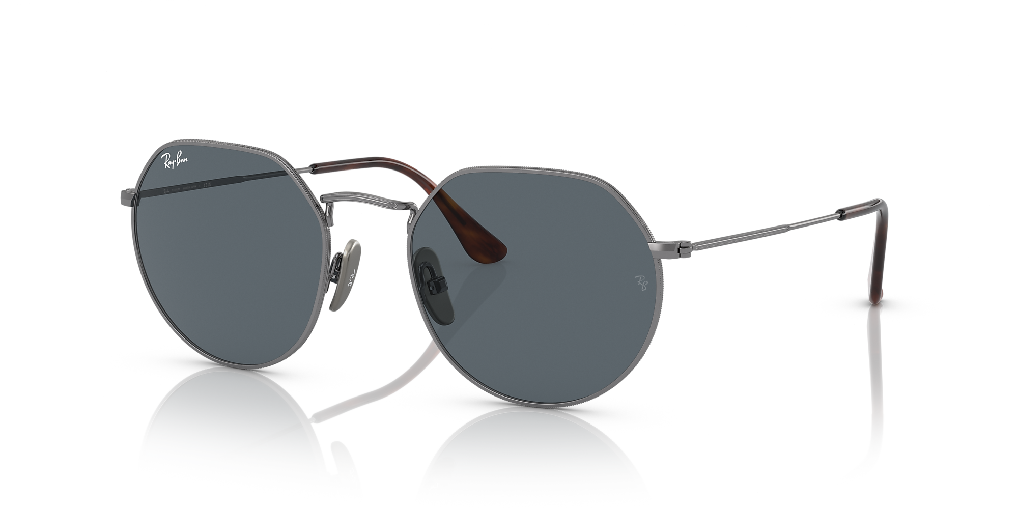 RayBan RB8165 Jack Titanium 53 Blue & Gunmetal Sunglasses Sunglass