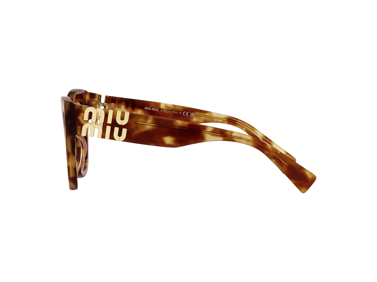 Miu Miu MU 01YS 51 Brown & Light Havana Sunglasses | Sunglass Hut USA 