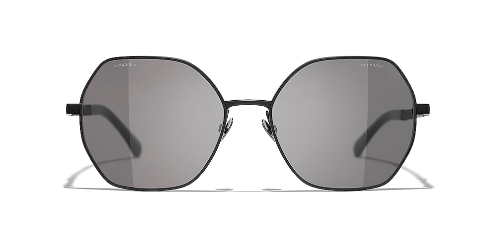 Chanel Square Sunglasses CH4281QH 56 Grey & Black Sunglasses