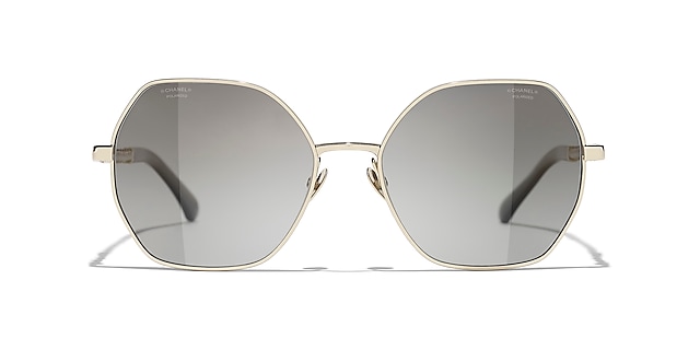 Sunglasses CHANEL CH4281QH C395/M3 56-17 Pale Gold in stock, Price 416,67  €