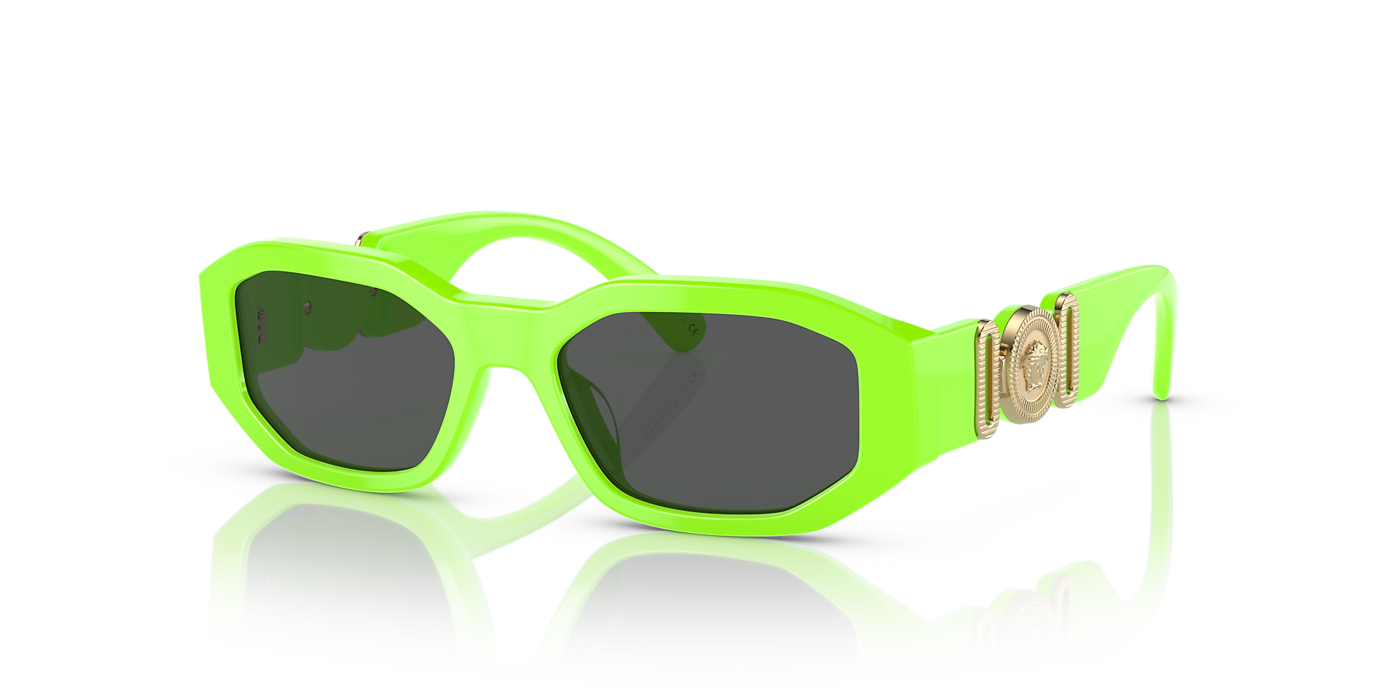 Versace VK4429U Kids 48 Dark Grey & Fluo Green Sunglasses Sunglass
