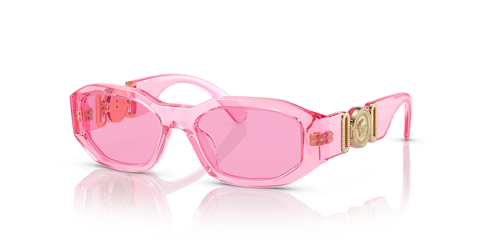 Versace VK4429U Kids 48 Fuchsia & Transparent Pink Sunglasses