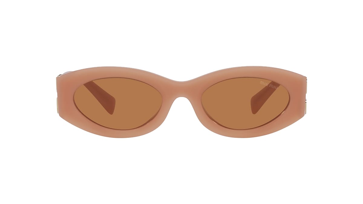 Miu Miu MU 11WS 54 Brown & Caramel Sunglasses | Sunglass Hut USA 