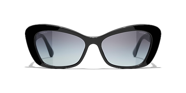 Chanel Cat Eye Sunglasses CH5481H 56 Grau und Klar Sonnenbrillen