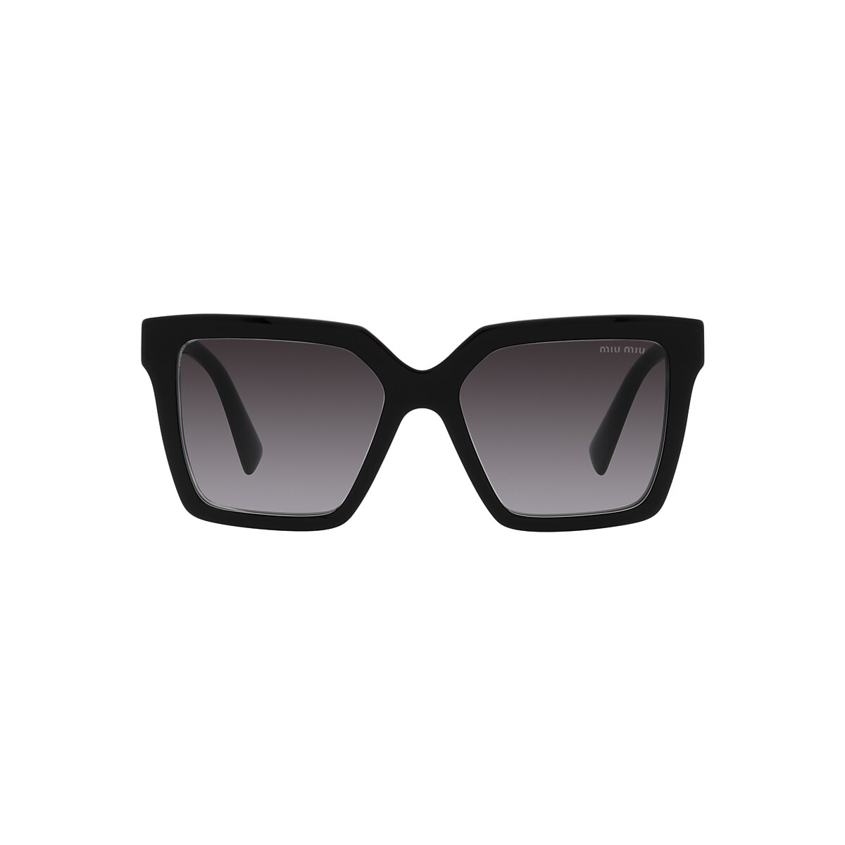 Miu Miu MU 03YS 54 Gradient Grey & Black Sunglasses | Sunglass Hut USA