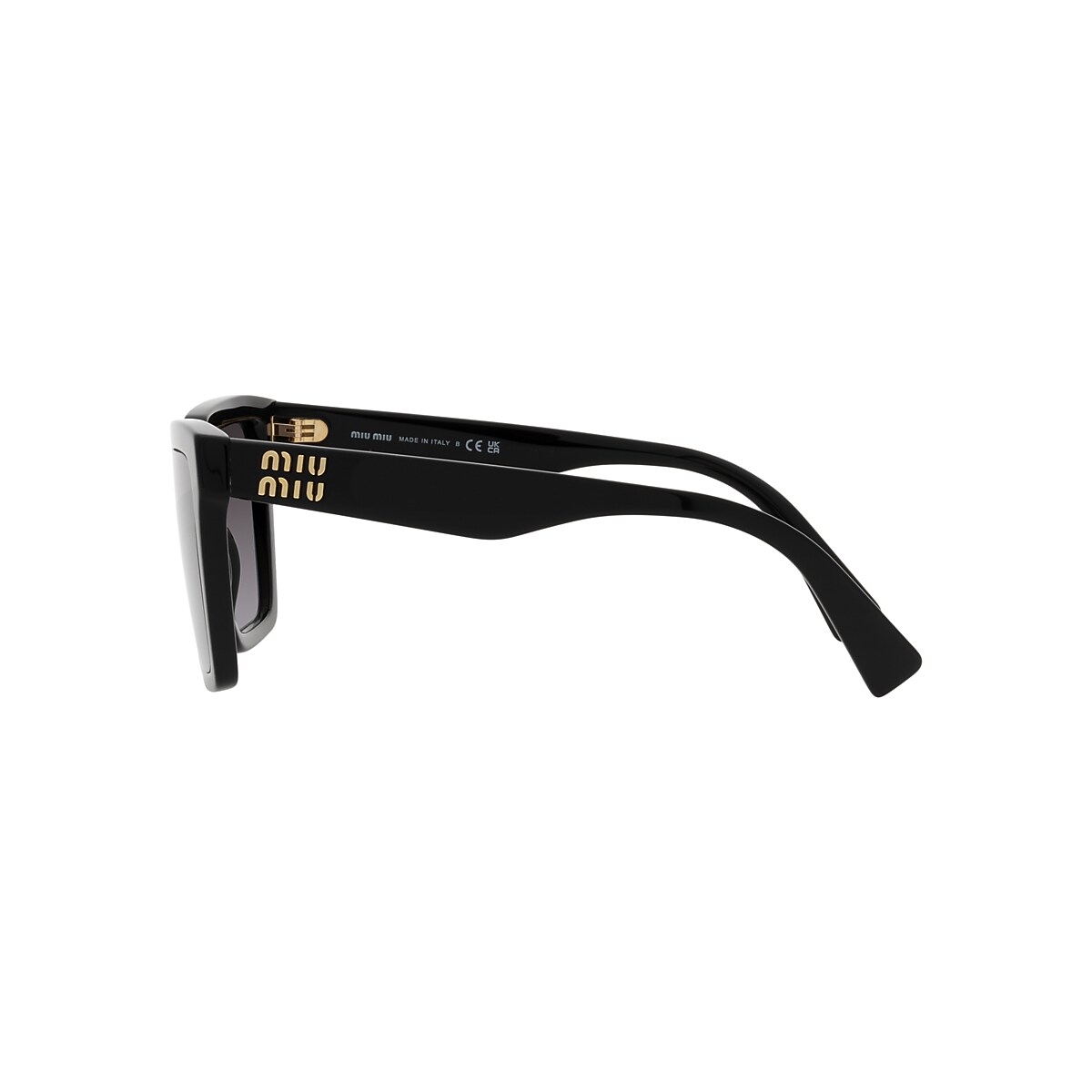 Miu Miu MU 03YS 54 Gradient Grey & Black Sunglasses | Sunglass Hut USA