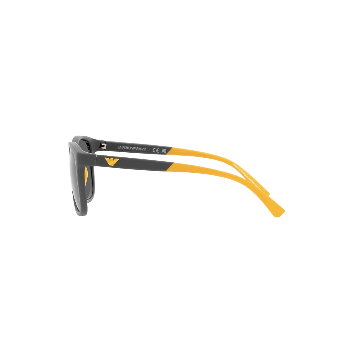 Emporio Armani EA4184 49 Dark Grey & Matte Grey Sunglasses | Sunglass Hut  USA