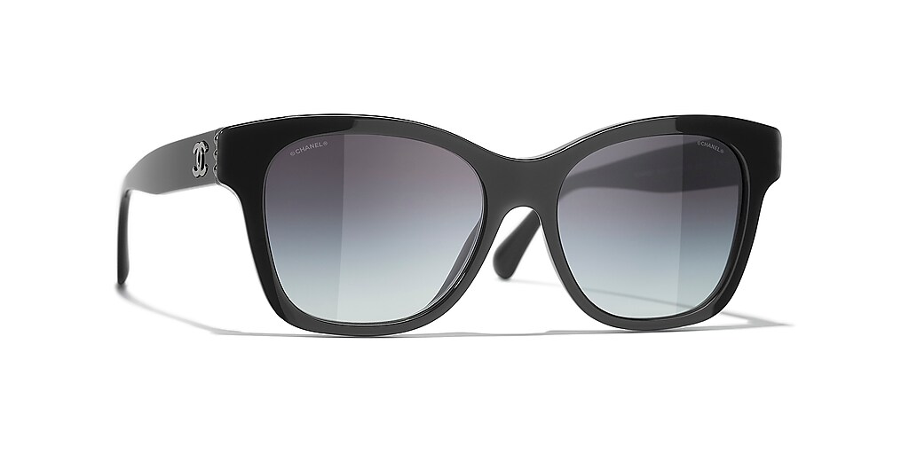 Chanel Square Sunglasses CH5482H 54 Grey & Dark Grey Sunglasses ...