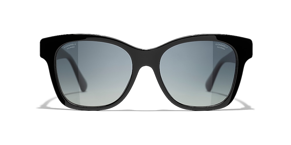 Chanel Square Sunglasses CH5482H 54 Grey & Black & Gold Polarised Sunglasses