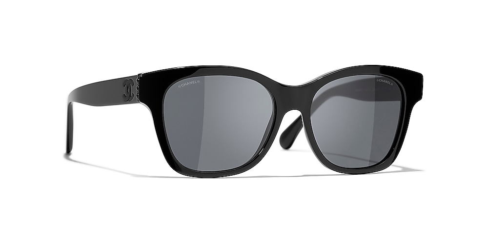 Chanel Square Sunglasses CH5482H 54 Grey & Black Sunglasses