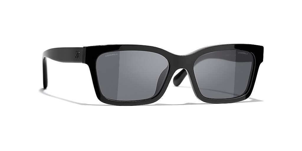 Chanel Square Sunglasses CH5417 54 Grey & Black & Pink Sunglasses