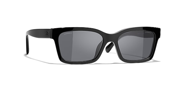 Chanel Square Sunglasses CH5417 54 Brown & Black & Beige