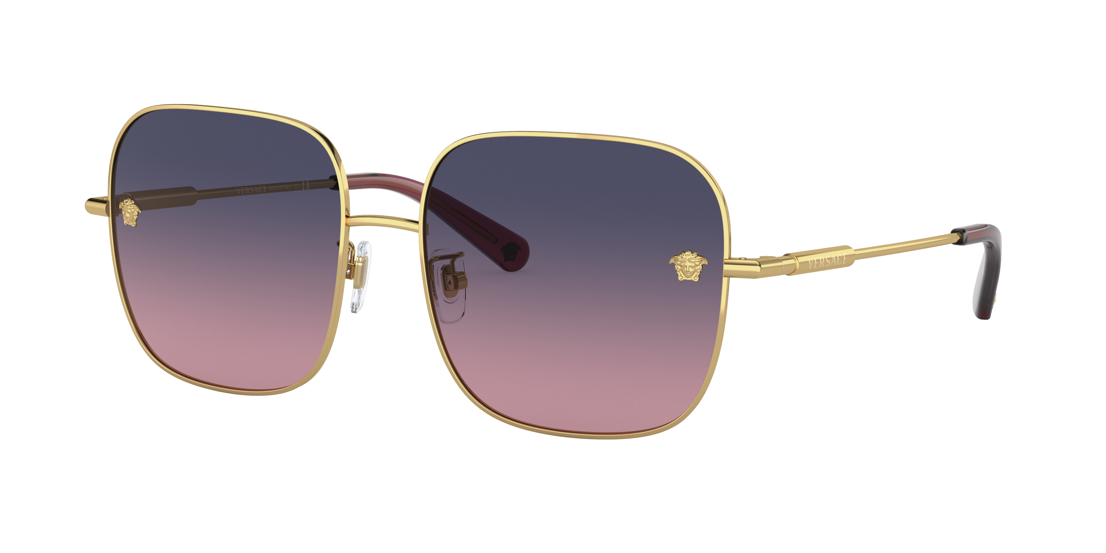 Versace Woman Sunglass Ve2246d In Pink Gradient Blue