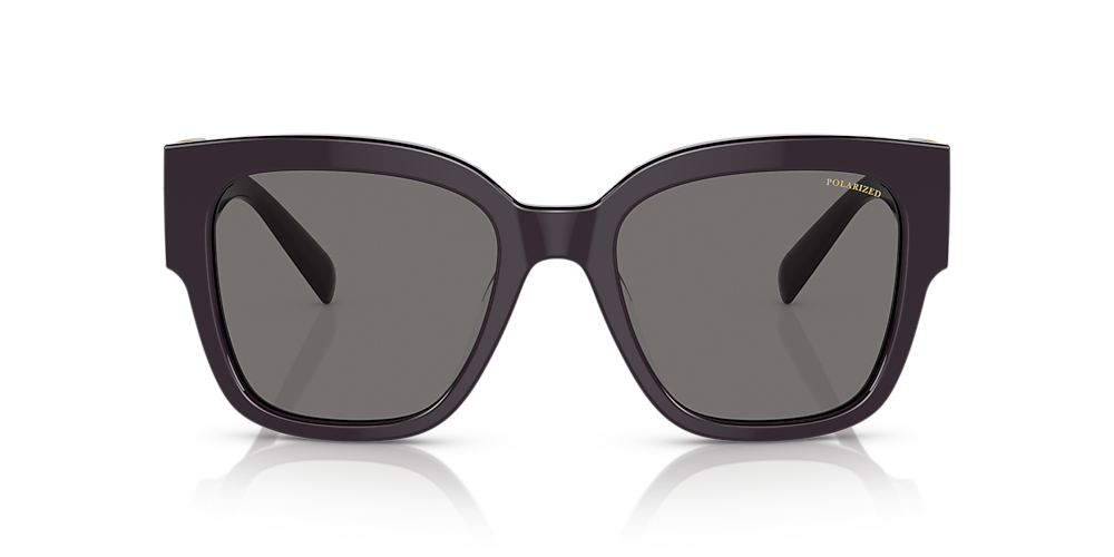 Versace VE4437U 54 Polar Dark Grey & Bordeaux Polarised Sunglasses | Sunglass  Hut Australia