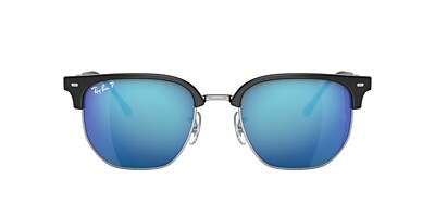 White ray bans with blue outlet lenses