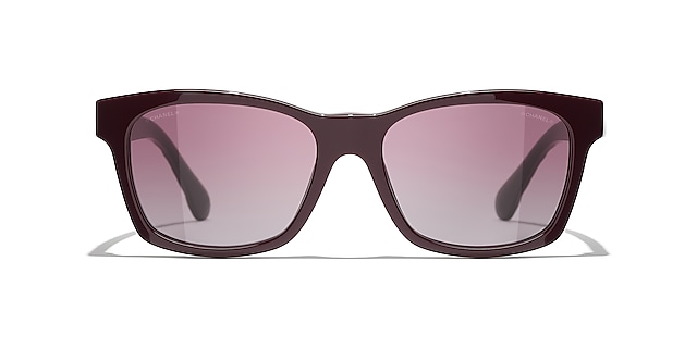Chanel Square Sunglasses CH5484 54 Grey & Blue & Green Sunglasses