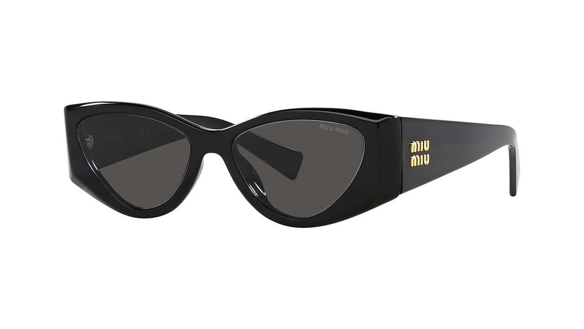 Miu Miu MU 06YS M (54 - 16) with Grey lenses and Black frame