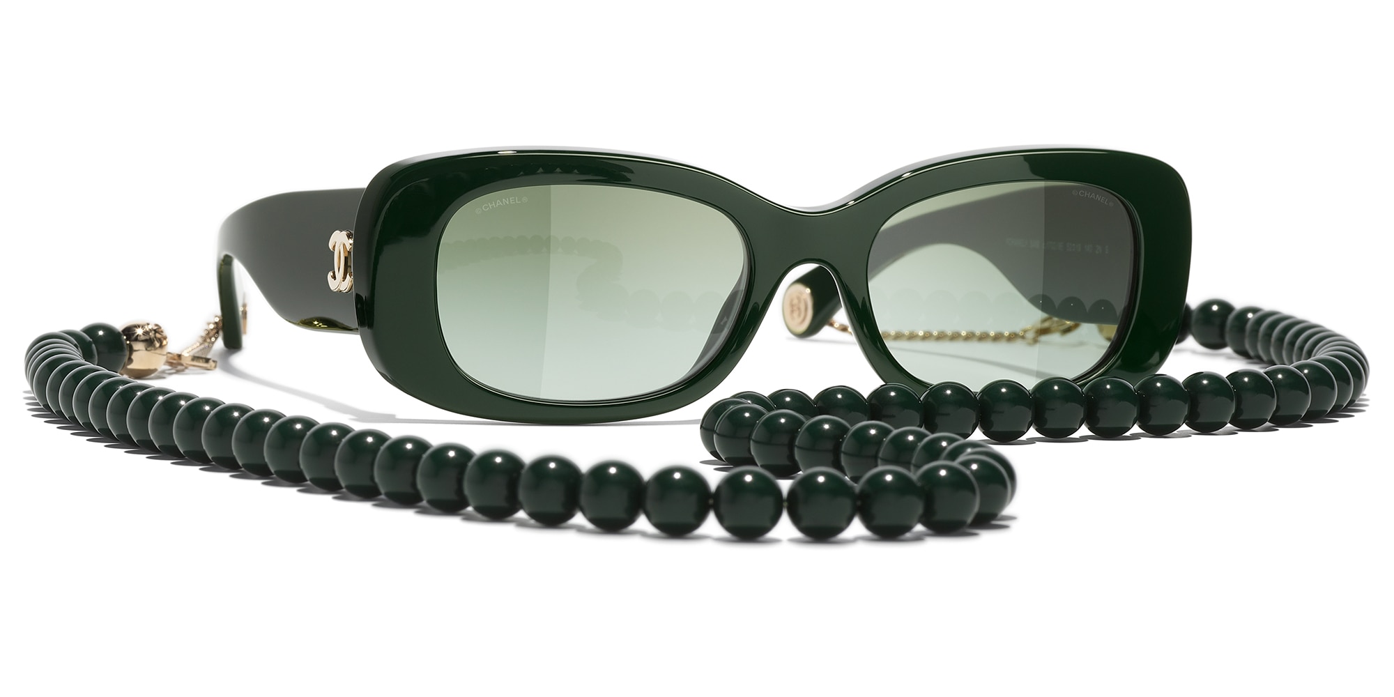 Chanel Black Brown 5416 CatEye Sunglasses Chanel  TLC