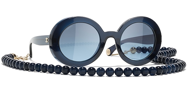 CHANEL Chain Round Sunglasses (Ref: 5489 C503/S2, Ref: 5489 1702/8E, Ref:  5489 1719/S6, Ref: 5489 1720/S6, Ref: 5489 1722/S5)
