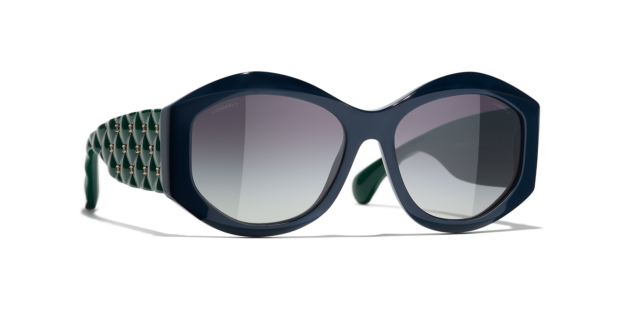 Chanel Pilot Sunglasses CH5467B 55 Grey  Black Polarised Sunglasses  Sunglass  Hut Australia