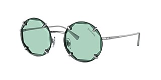 Tiffany & Co. TF3091 52 Light Azure & Silver Sunglasses | Sunglass 