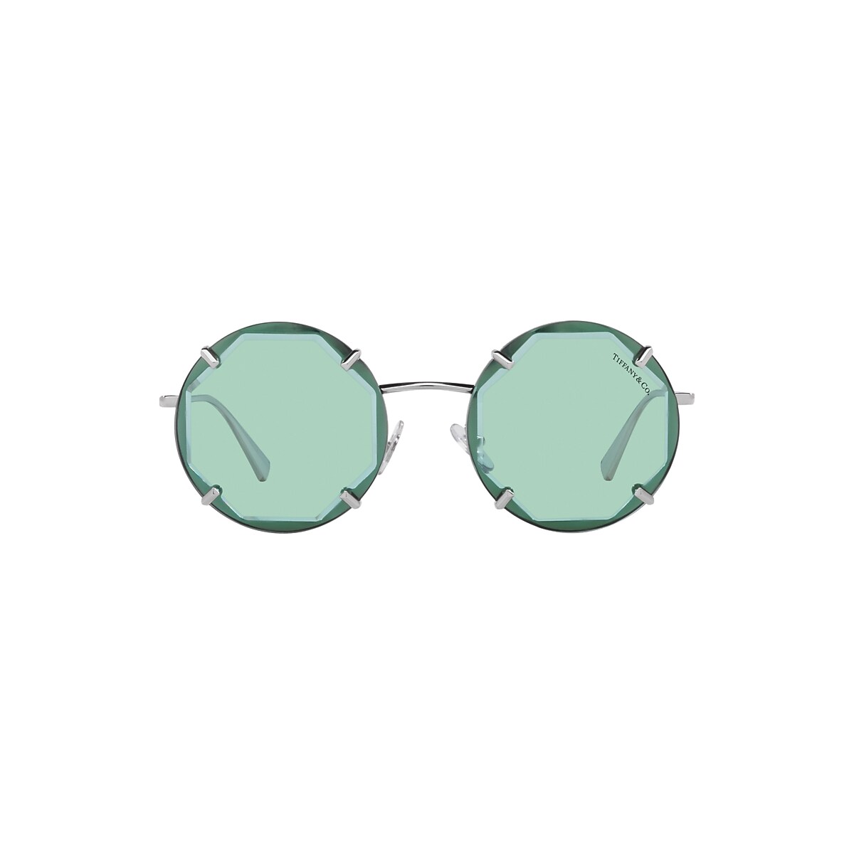 Tiffany & Co. TF3091 52 Light Azure & Silver Sunglasses | Sunglass 