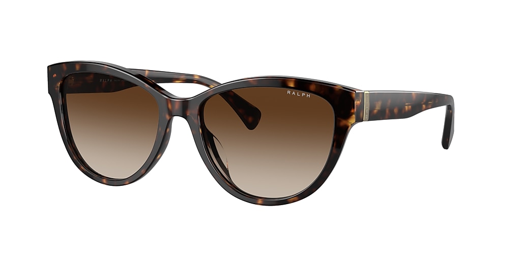 Ralph RA5299U 56 Gradient Brown & Shiny Dark Havana Sunglasses ...