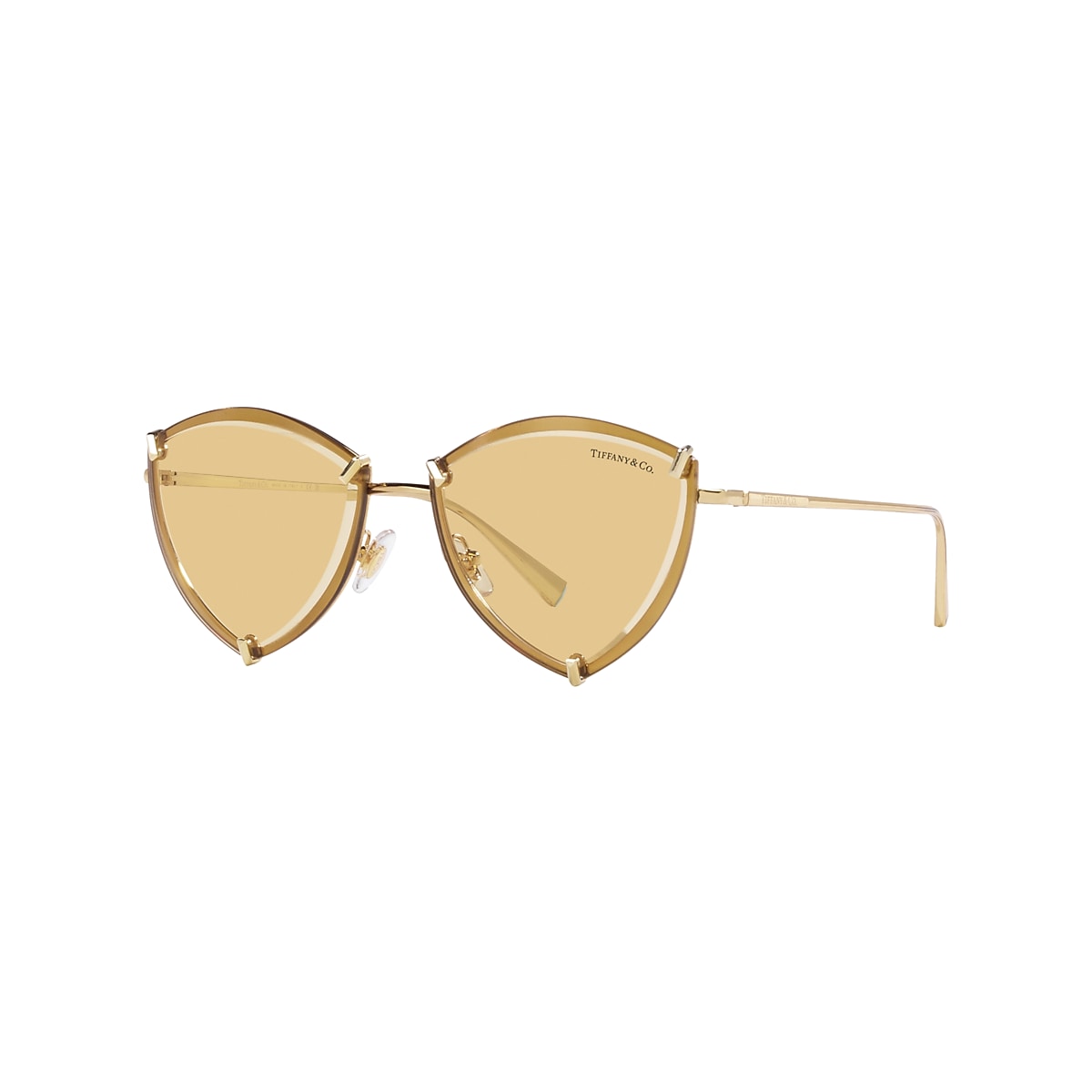 Tiffany & Co. TF3090 55 Light Yellow & Gold Sunglasses | Sunglass 