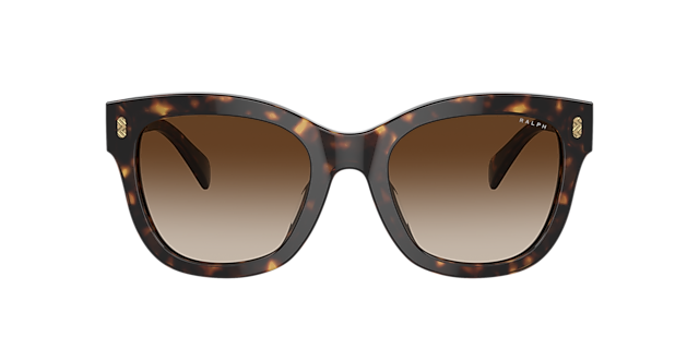 Ralph RA5301U 52 Gradient Brown & Beige On Milky Beige Sunglasses
